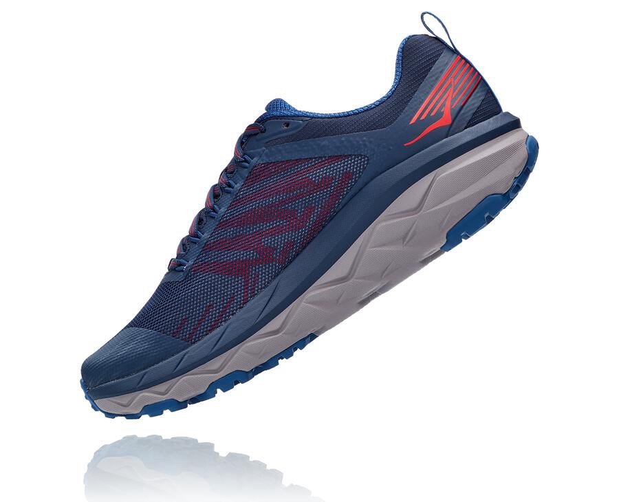 Trail Shoes Mens - Hoka One One Challenger ATR 5 - Navy - RCGDJOW-87